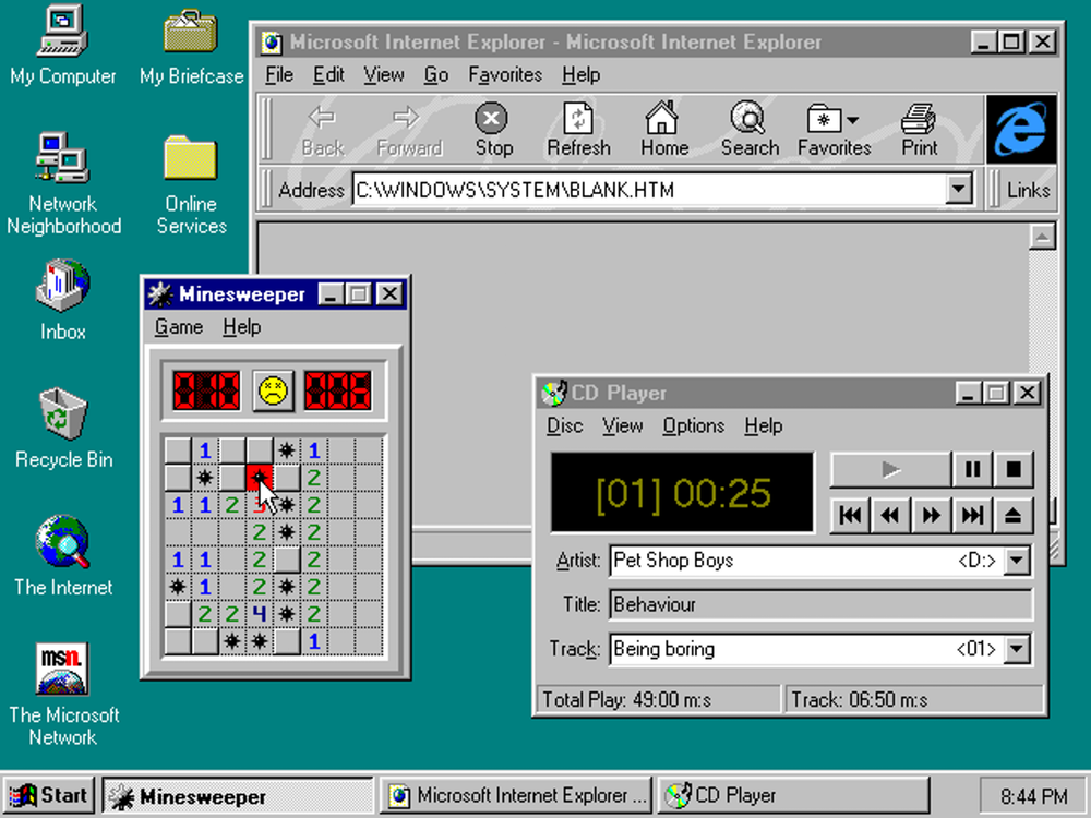 Windows 95 computer